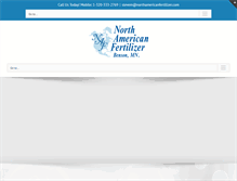 Tablet Screenshot of northamericanfertilizer.com